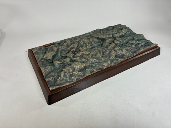 マンディブラリスフタマタクワガタに付属の樹皮台座（大）