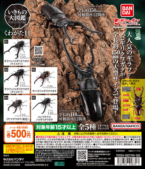 いきもの大図鑑<br>くわがた11