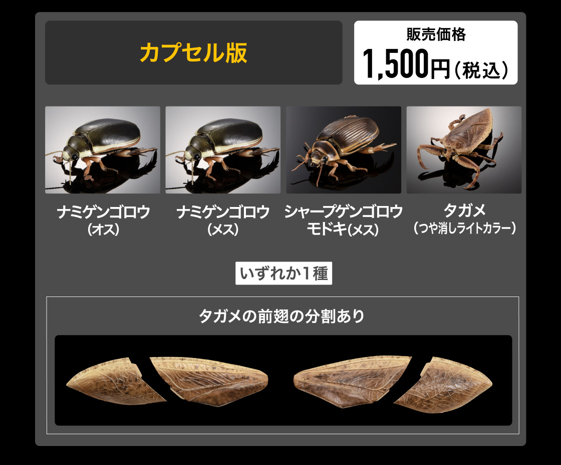 カプセル版　販売価格 1,500円(税込)