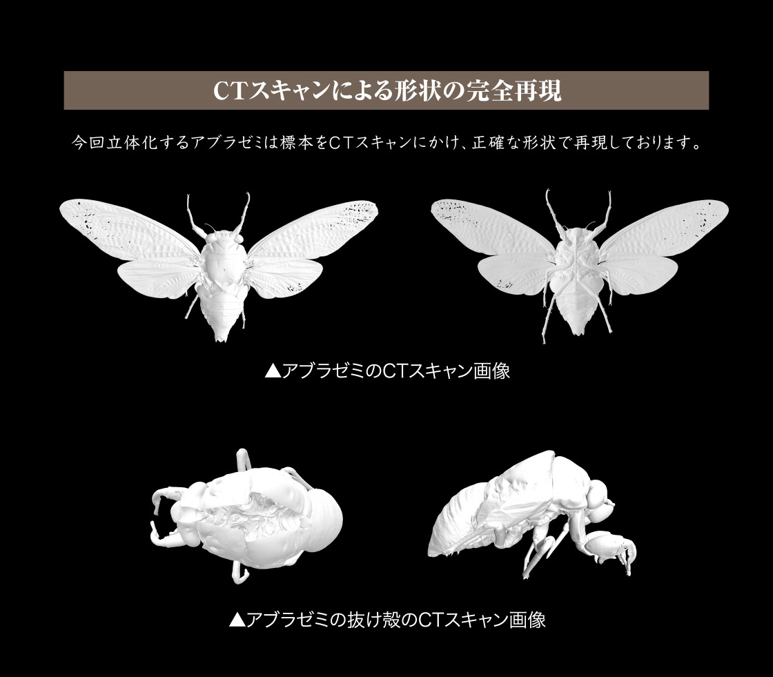 CTスキャンによる形状の完全再現
