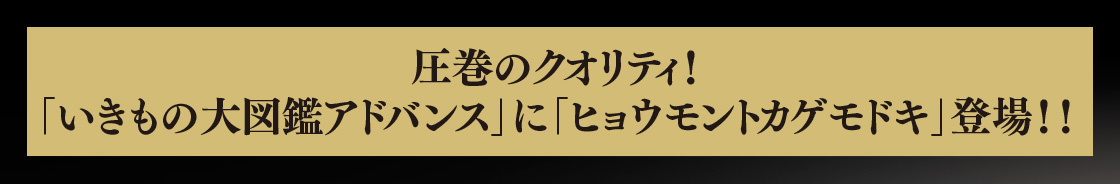 圧巻のクオリティ！「いきもの大図鑑アドバンス」に「ヒョウモントカゲモドキ」登場!!