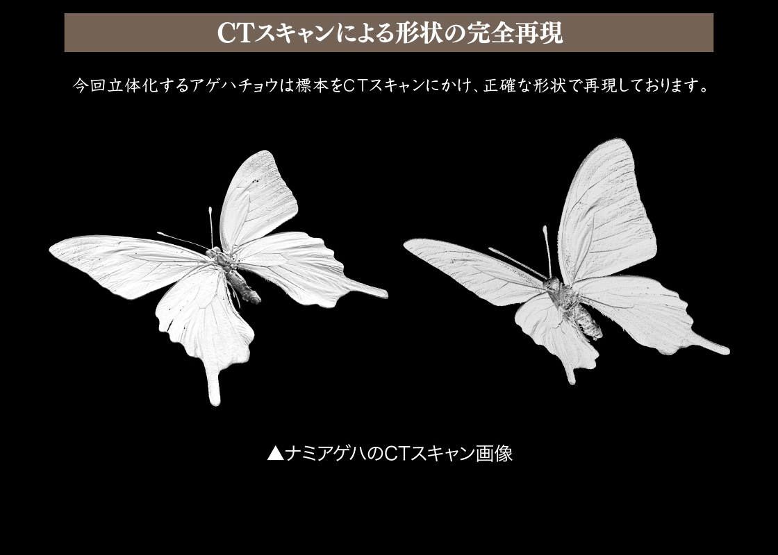 CTスキャンによる形状の完全再現