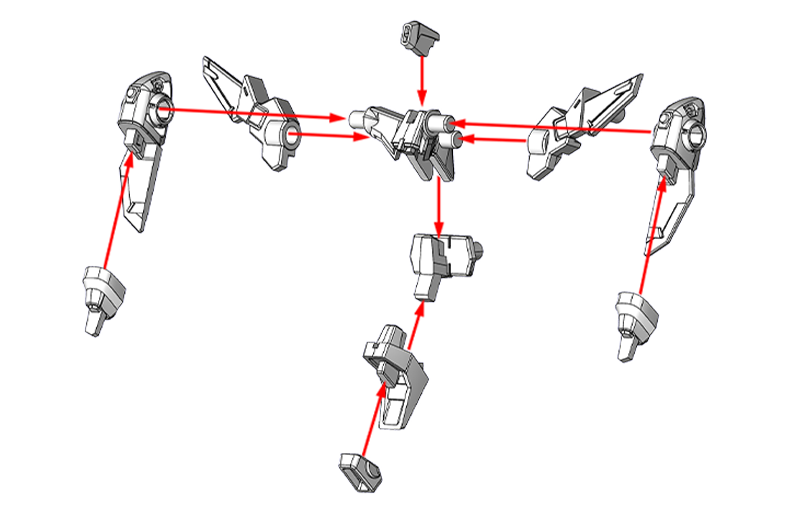 ブラックナイトスコード ルドラ(リデラード機、グリフィン機、リュー機、ダニエル機)