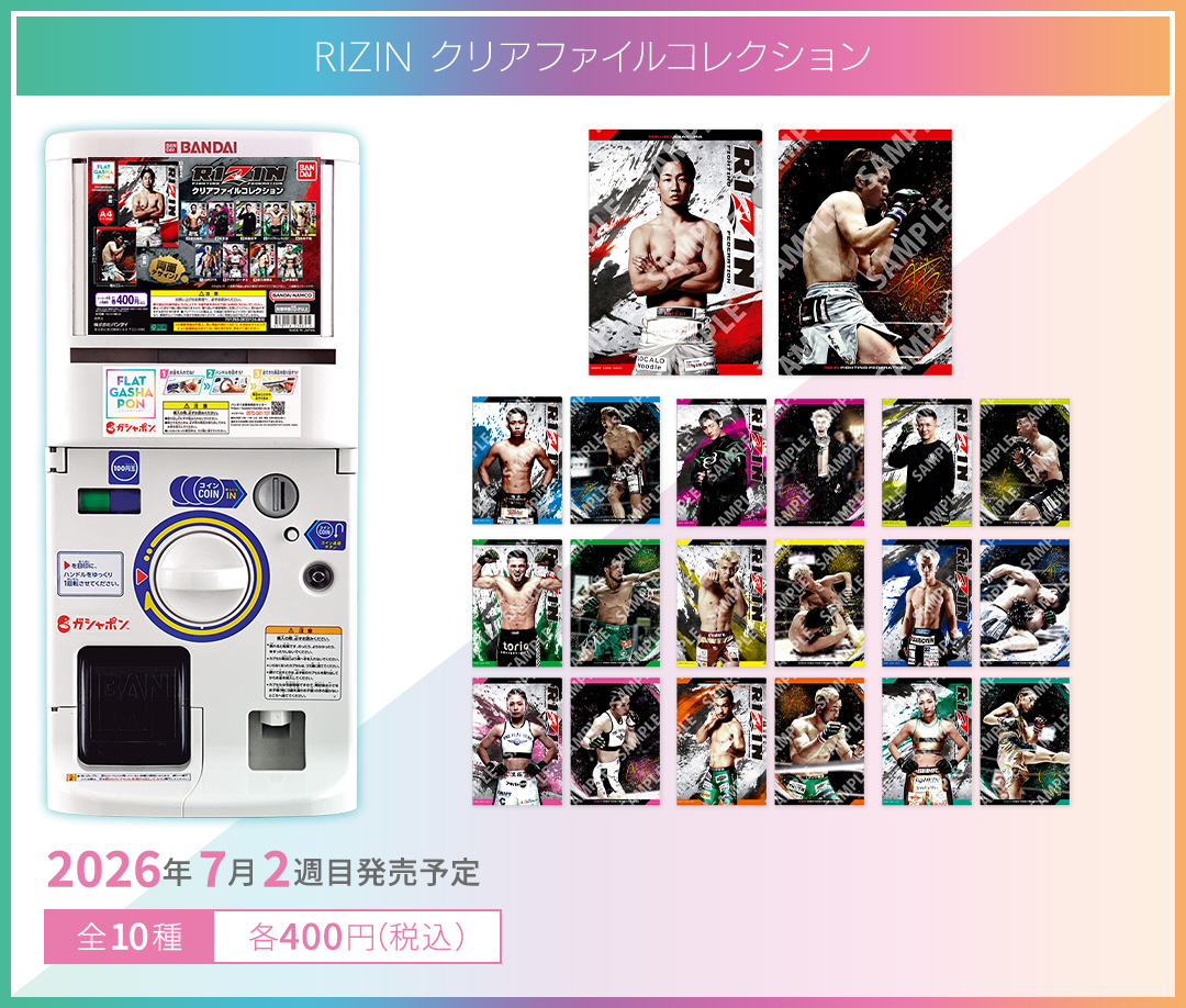 RIZIN クリアファイルコレクション