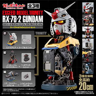 エクシードモデルトリニティ　RX-78-2 ガンダム　ケーブル+ライトユニットセット