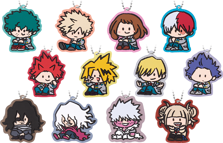 【バンダイナムコアミューズメント限定】僕のヒーローアカデミア カプセルラバーマスコット～僕のヒーローアカデミア 第2回雄英高校オープンスクール～