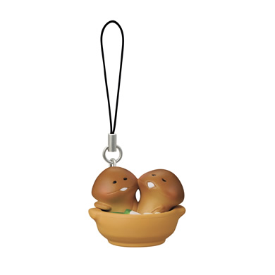 なめこんふんふストラップ4｜ガシャポンオフィシャルサイト