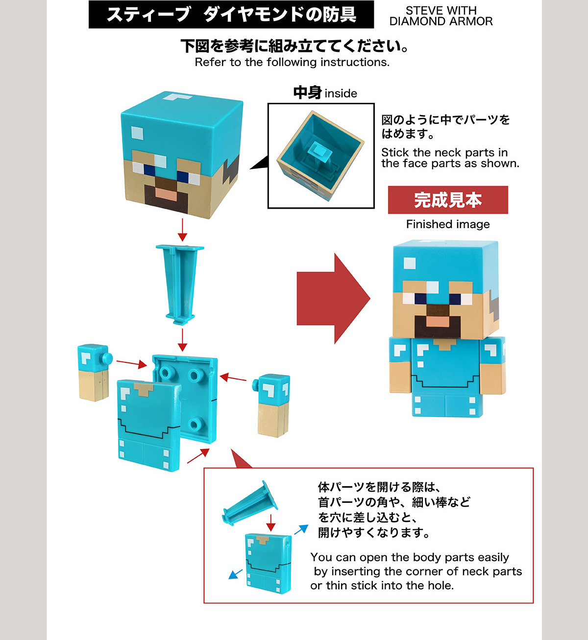 スティーブ ダイヤモンドの防具
