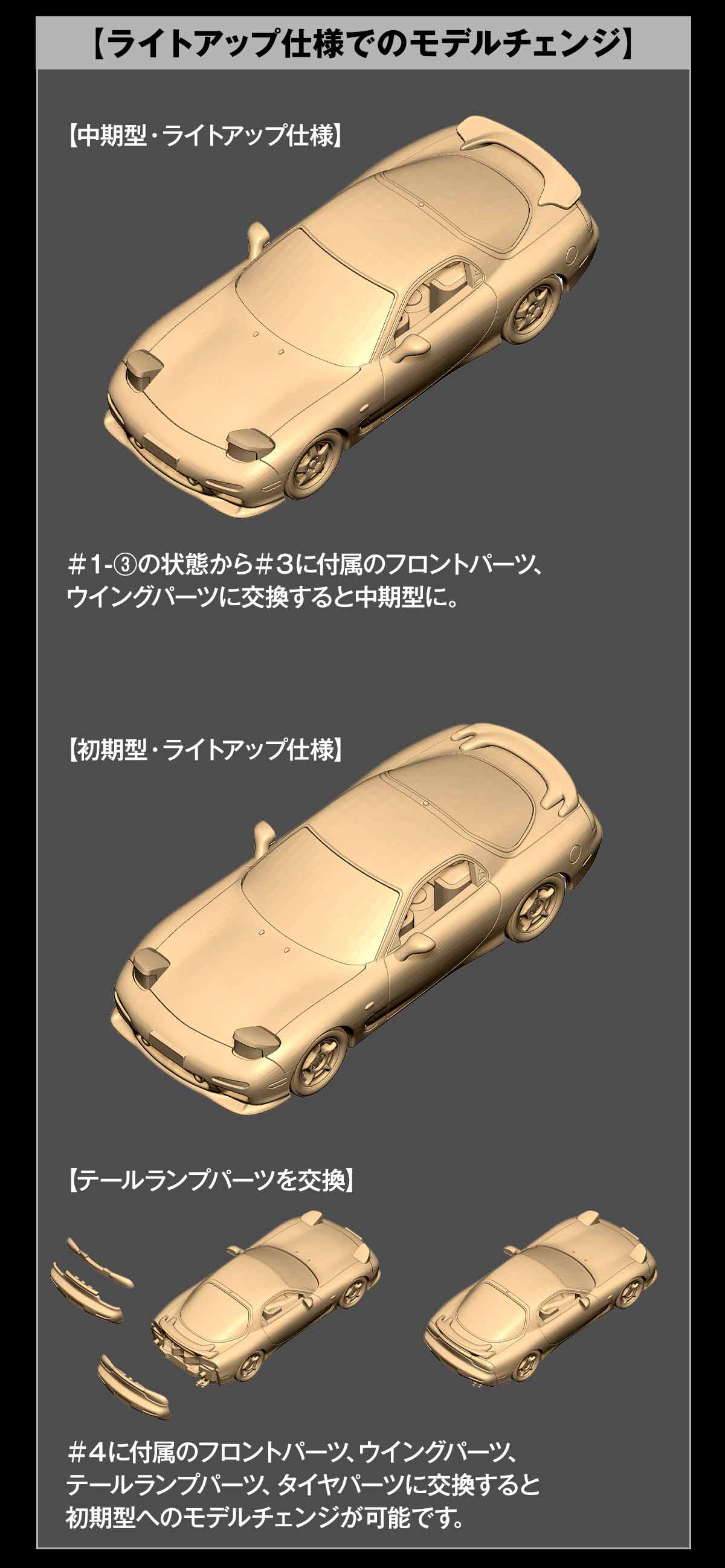 ライトアップ仕様でのモデルチェンジ