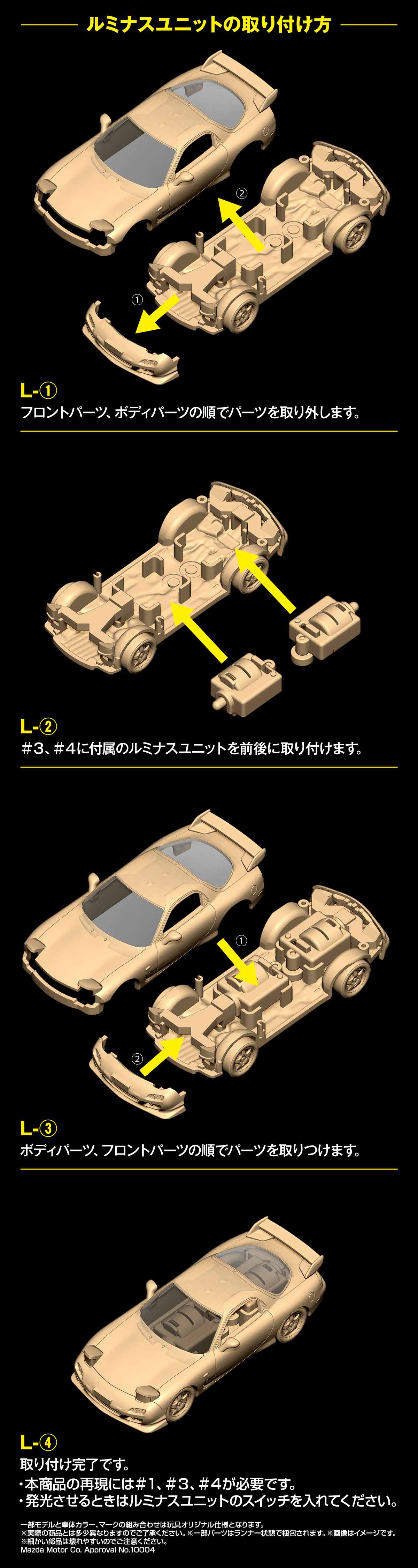 ルミナスユニットの取り付け方