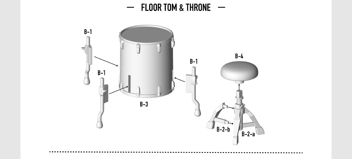 FLOOR TOM & THRONE