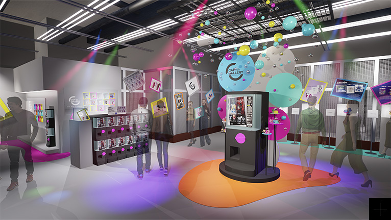 CAP’in GALLERY ポップアップストア エントランス