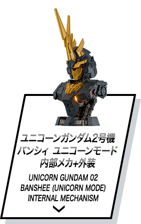 ユニコーンガンダム2号機 バンシィ ユニコーンモード 内部メカ＋外装