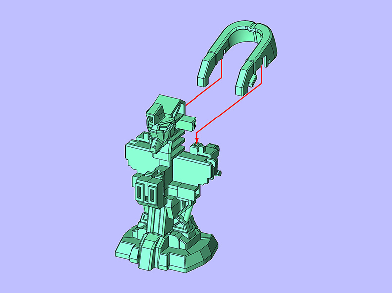 デスティニーガンダムSpecⅡ 外装 組み立て方 STEP03