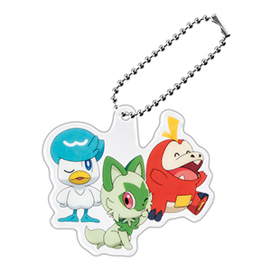 ポケットモンスター 旅立ちの3匹アクリルスイング