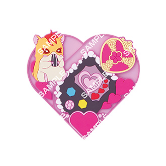 【フラットガシャポン】プリキュアオールスターズ クリアラバーコースター イメージ
