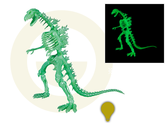 ゴジラノホネ（glow in the dark)