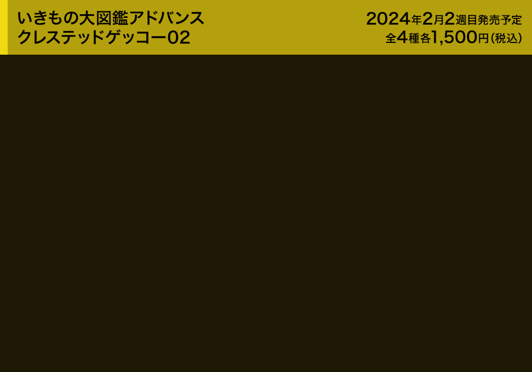 いきもの大図鑑アドバンス クレステッドゲッコー02