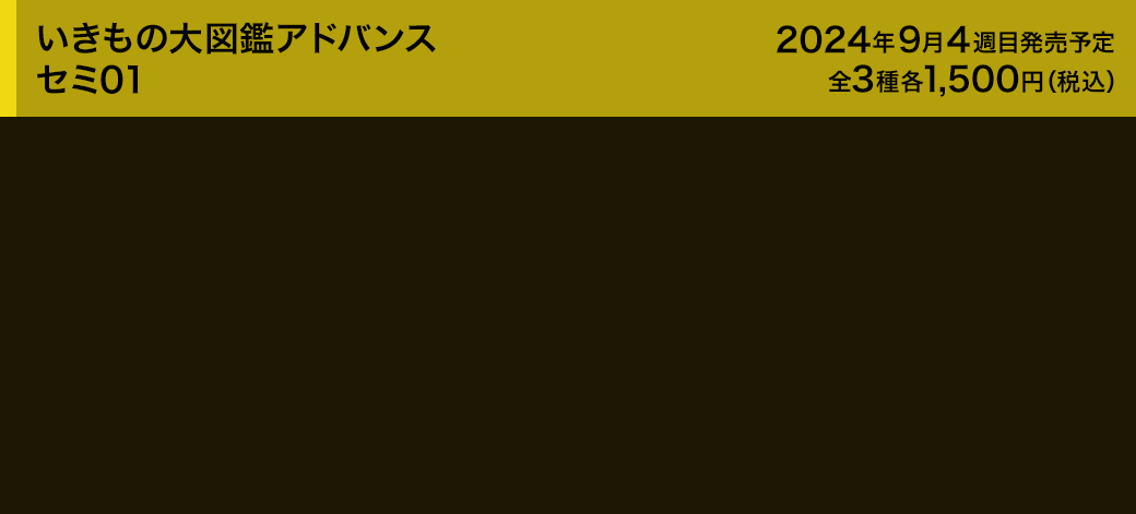 いきもの大図鑑アドバンス セミ01