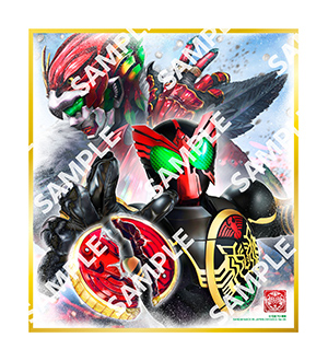 【フラットガシャポン】仮面ライダー色紙ART GP4