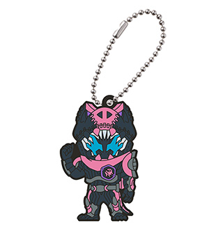 仮面ライダーシリーズ レジェンドライダーカプセルラバーマスコット６