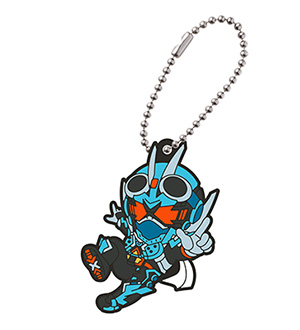 仮面ライダーシリーズ レジェンドライダーカプセルラバーマスコット６