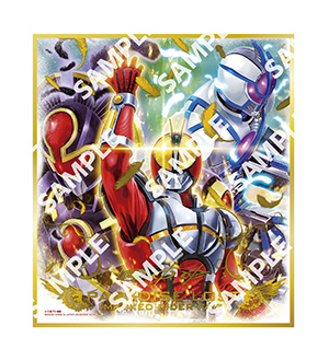 【フラットガシャポン】仮面ライダー色紙ART GP5