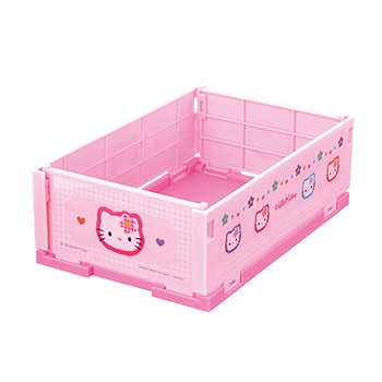 【フラットガシャポン】 サンリオキャラクターズ ミニおりたたみコンテナ