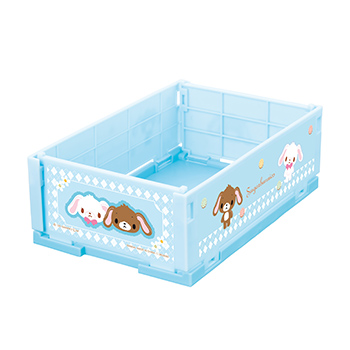 【フラットガシャポン】 サンリオキャラクターズ ミニおりたたみコンテナ