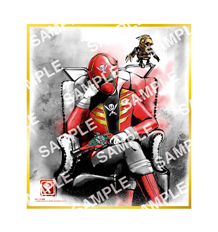 【フラットガシャポン】スーパー戦隊 色紙ART GP