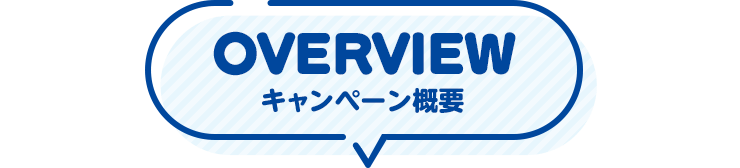 OVERVIEW キャンペーン概要