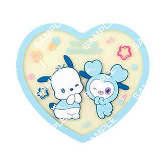 【フラットガシャポン】TWICE LOVELYS × SANRIO CHARACTERS クリアラバーコースター