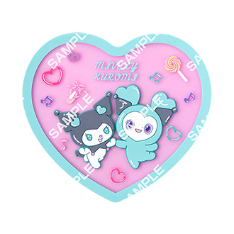 【フラットガシャポン】TWICE LOVELYS × SANRIO CHARACTERS クリアラバーコースター