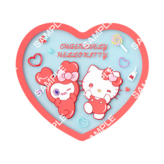 【フラットガシャポン】TWICE LOVELYS × SANRIO CHARACTERS クリアラバーコースター